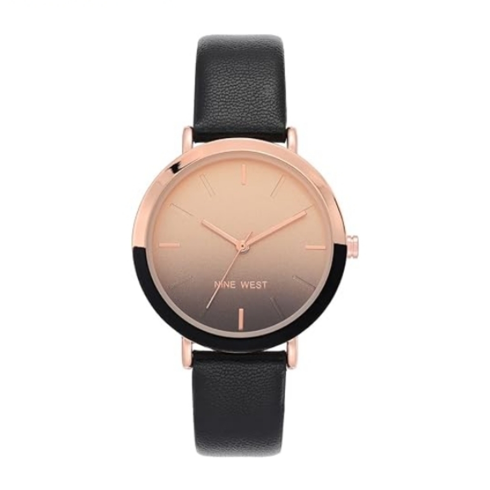 Women's New Strap Watch Rose Gold /Black